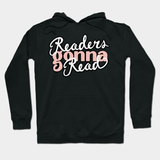 Readers Gonna Read - White & Pink Hoodie